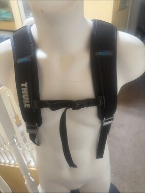 Thule Black Backpack Shoulder Straps with Chest Buckle